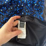 SheIn Blue Sequin Dress Photo 3