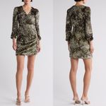 BOSS Orange Dailetta Sequin Long Sleeve Cocktail Dress Green Size XL Photo 0