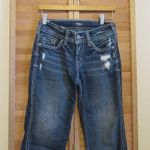 Silver Jeans Silver Blue Jeans Suki W27 x L 22 1/2  22.5 Stretch Embroidered Photo 4