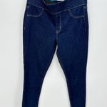 Old Navy Dark Wash Mid-Rise Rockstar Super Skinny Jeggings Denim Women 6 Short Photo 0