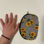 Plaid sunflower‎ zipper pouch Photo 3