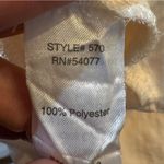 CAbi  Lola Womens Cream Blouse Faux Wrap Draping Cowl Neck Sleeveless Sz L Preppy Photo 6