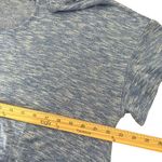 Juicy Couture Juicy‎ Couture Heathered Blue Soft Knit Short Sleeve Top Size L Casual Cut Out Photo 8