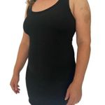 ZARA Imperfect  black scoop neck dress ribbed sleeveless stretchy versatile Photo 6