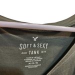 American Eagle Casual Soft & Sexy Pullover Scoop Neck Tank Top Green Medium Photo 2