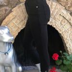 Good American  Good Waist Side Slit Crop Jeans GWCSS001T Black Women’s Size 6/28 Photo 2