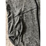 Athleta  Women's Sweatshirt Hoodie  Gray Full Zip Thumb Hole‎ Size Small Photo 2