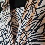 Bcbg MaxAzria zebra combo jersey shirt dress 90’s vintage Photo 3