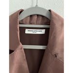 Amanda Uprichard Silk Bodysuit Womens Small Brown Blouse Quiet Luxury Neutral Photo 2