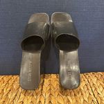 Steve Madden Harlin Black Jelly Y2K Sandals sz 9 Photo 3