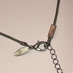 NY Brand Elegant Black and Silver Tone Statement Necklace Photo 2