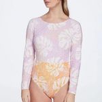 Calia Women’s Tummy Control Long Sleeve One Piece Swim Suit Size 10 Purple Photo 0