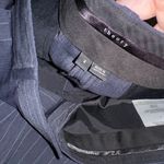 Theory  Womens Virgin Wool Blend Pinstripe Dress Pants Trousers Sz 4 Photo 15