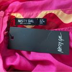 Nasty Gal  Wave Print Halter Neck Wide Leg Jumpsuit Size 8 New With Tags Photo 7