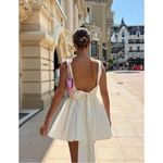 Commense White Sleeveless Square Neck Mini Dress Size M Photo 10