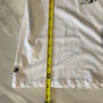 Karl Lagerfeld  Paris Eiffel Tower Tee Pearl Bow White Stretch Shirt M Photo 4