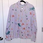 Hill House NWT  Allie Zip-Up - Sea Creatures Photo 0