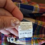 J CREW Womens Button down Shirt Sz Medium Boy fit Plaid Preppy Bohemian Western Photo 8