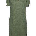 Good Luck Gem Green Knit Polo Dress - Size Large Photo 0