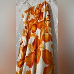Banana Republic  100% Silk Floral Slip Midi Dress Size 6 Photo 2