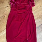 Adelyn Rae Strapless Velvet dress Photo 0