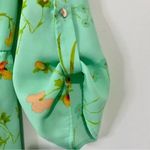 Copper Key  Women’s 3/4 Sleeve Mini Floral Print V Neck Dress Mint Size Med EUC Photo 5