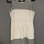 Madewell Striped Fit And Flare Dress Size Medium Photo 1