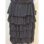 Mac Duggal  Black Tiered Ruffle Midi Dress Size 2 Original MSRP $358 Photo 5