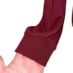  Burgundy Nike Cowl Neck Hoodie with Gold Logo Photo 1