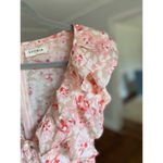 Storia  Ruffle Floral Mini Dress Romantic Cottagecore Spring Wedding Brunch Boho Photo 5