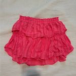 Love Shack Fancy Tiered leopard-print jacquard mini skirt Small Photo 4