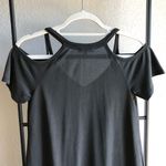 Socialite Cold Shoulder Mini Dress Black Photo 4
