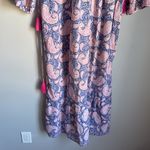 LA Plage Emily Maxi Dress in Jacaranda Paisley Print Small Pink Photo 8