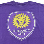MLS Apparel MLS Orlando City Shirt Size Large The Lions Soccer T-Shirt Graphic Print T-Shirt Unisex T-Shirt Photo 2