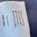 Philippe Perisse Navy Blue Wool Blend Trench Style Romper Womens M Belted Preppy Size M Photo 13