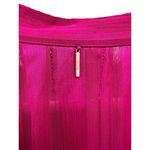 MISA Los Angeles  Lara‎ Mini Dress Solid Stripe Fuschia Pink Size Small Pockets Photo 3