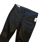 Gap NWT, Sz 32/14 Long Mid Rise True Skinny Jeans Coated Black Photo 9