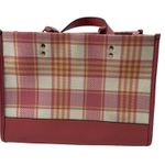 Dempsey Carryall With Garden Plaid Print Coach Patch Pink Photo 9