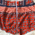 Boho Halter Neck Two Piece Top and Shorts Vintage Print Size Small Photo 4