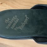 Rockport Black Leather The Walking Sandal Slides Womens 7W Size 7 Photo 9