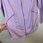 Duluth Trading Co Pier Genius UPF 50+ Purple Striped Pockets Athletic Dress S Photo 6