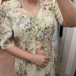 vintage caroline wells floral pearl puff sleeves dress cottage core y2k Pink Size 8 Photo 8