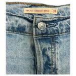 Levi's  Jeans Womens W31 Blue Ribcage Straight Ankle High Rise Button Fly Boho Photo 2