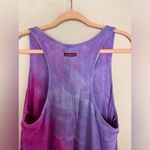 Hard Tail Forever Pink Purple Tie Dye Ombré Asymmetrical Maxi Tank Dress M Size M Photo 3