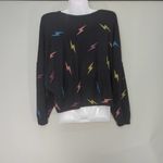 Quiet Storm  Womens Runaway Lightning Shirt Top Black M NWT Photo 3