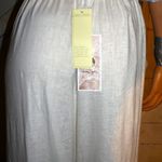 Panama Jack White Blue Linen Wide Leg Pants L NWT Photo 5