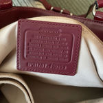 Coach Vintage Soho Signature Carryall Tan and Patent Cherry Red Purse Bag 🍒 Photo 1