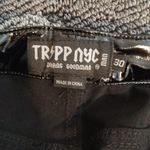 Tripp NYC  Vinyl Skinny Pants  Mid Rise Goth Party Emo Punk Womens 30 Photo 1