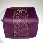 Michael Kors Ginny Grommeted Leather Mini Crossbody Bag Matching Wallet Damson Photo 9