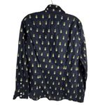 J.Crew Women's Button-Up Shirt S Pineapple Print Long Sleeve Casual Photo 2